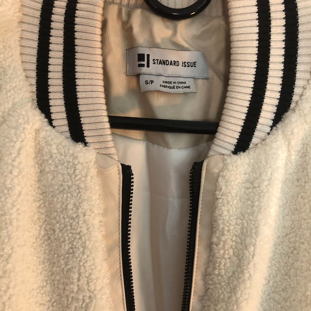 White Teddy Bomber Jacket - Standard Issue - image 3